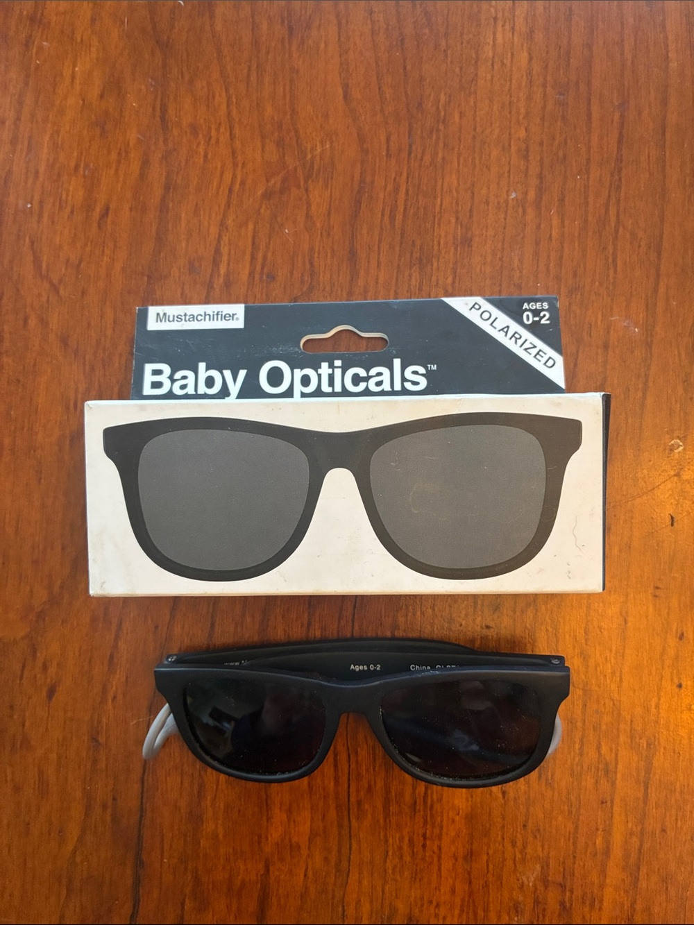 Polarized Black Baby Sunglasses (Ages 0-2)